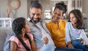 Uma família feliz!
